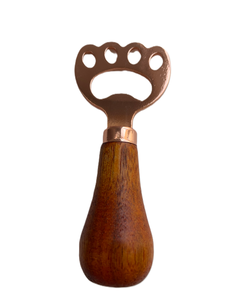 Zabawny otwieracz do butelek z łapą kota