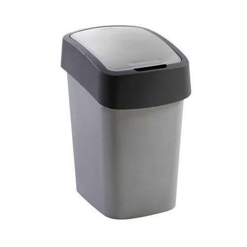 KETER Kosz na śmieci &quot;FLIP BIN&quot; 25 l srebrny/grafit
