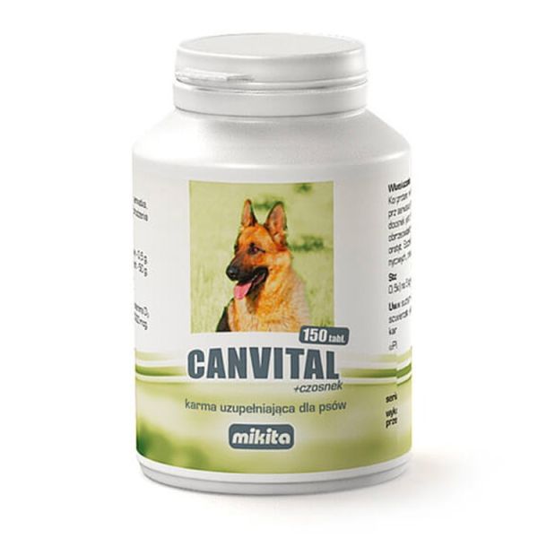 Mikita CANVITAL PLUS CZOSNEK 150 TABLETEK preparat witaminowy z czosnkiem