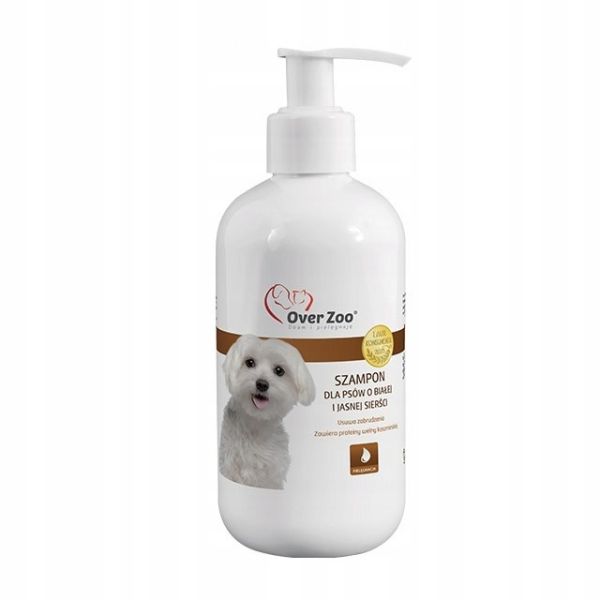 Over szampon dla psów z białą sierścią 250 ml