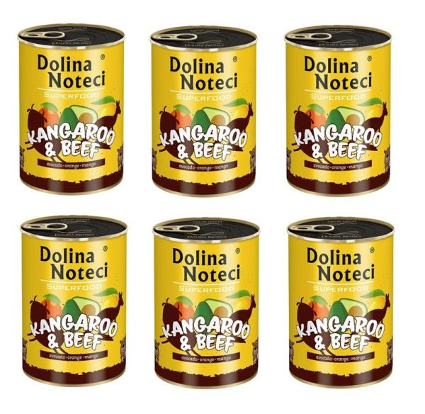DOLINA NOTECI Premium SuperFood kangur i wołowina 6x400g