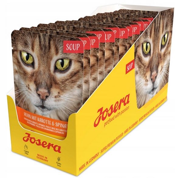 JOSERA Zupa Kurczak z marchewką i szpinakiem 16 x 70 g