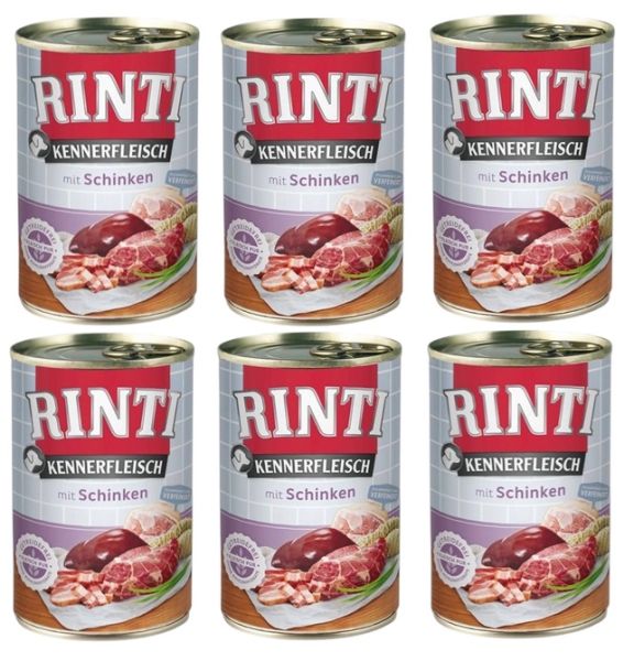 RINTI Kennerfleisch Ham z szynką 6x800 g