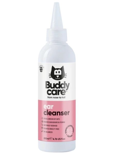 BUDDYCARE Środek do czyszczenia uszu kota 200 ml