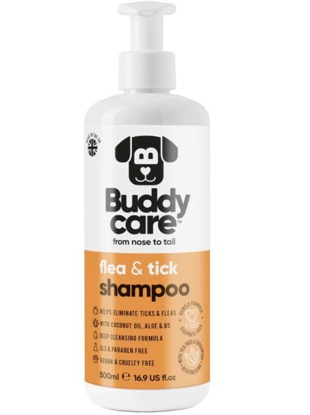 Szampon dla psów przeciw pchłom i kleszczom 500 ml