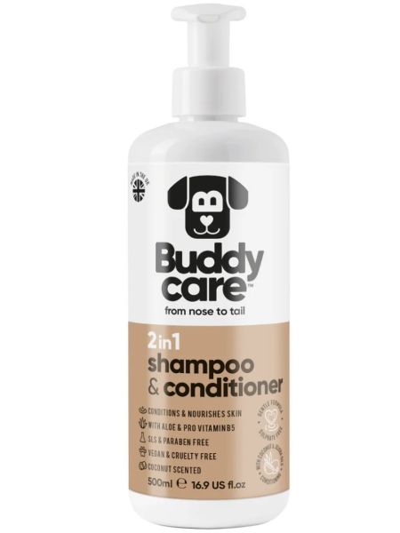 BUDDYCARE Szampon i odżywka 2w1 Kokos 500ml