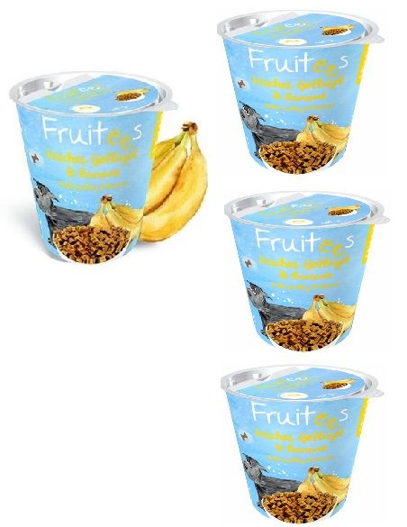 BOSCH Fruitees Banan trenerki dla psa 4 x 200 g