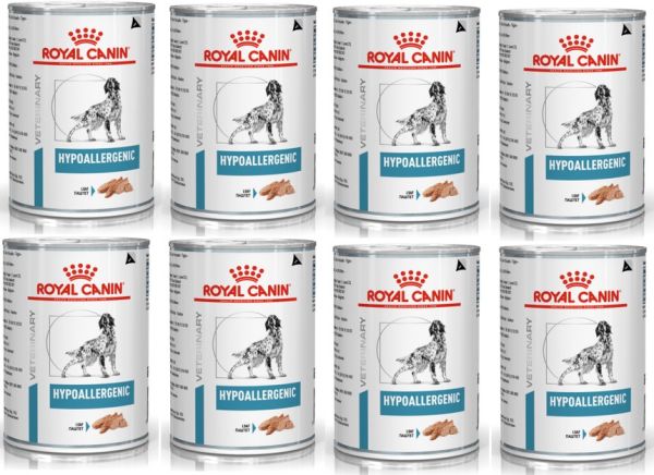 ROYAL CANIN Dog Hypoallergenic 6 x 400 g mokra karma dla dorosłych psów z niepożądanymi reakcjami na pokarm